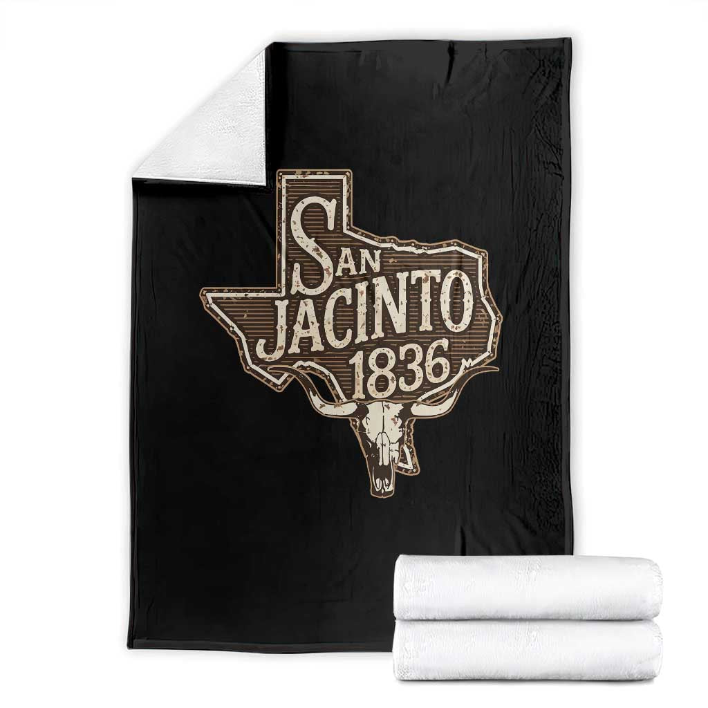 Battle of San Jacinto 1836 Texas History Independence Day Throw Blanket TS11 Black Print Your Wear