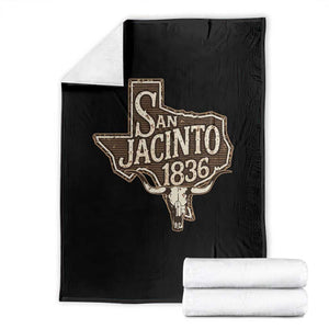 Battle of San Jacinto 1836 Texas History Independence Day Throw Blanket TS11 Black Print Your Wear