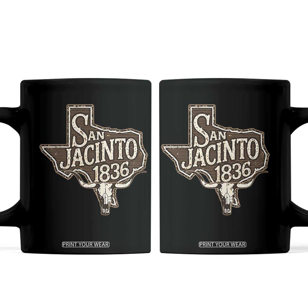 Battle of San Jacinto 1836 Texas History Independence Day Coffee Mug TS11 Black Print Your Wear