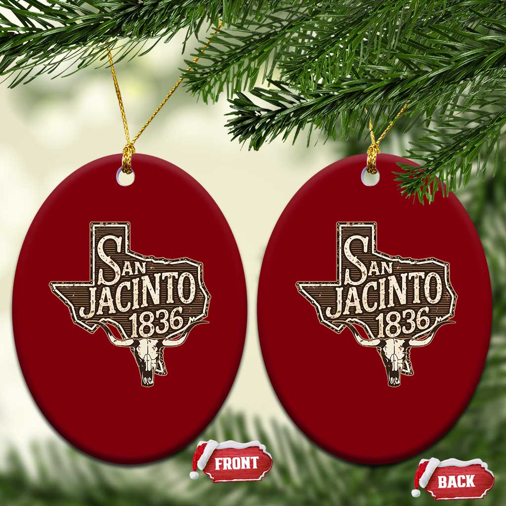 Battle of San Jacinto 1836 Texas History Independence Day Ceramic Ornament TS11 Print Your Wear