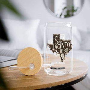 Battle of San Jacinto 1836 Texas History Independence Day Glass Can TS11 Print Your Wear