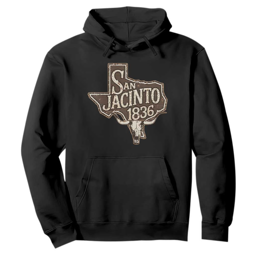 Battle of San Jacinto 1836 Texas History Independence Day Hoodie TS11 Black Print Your Wear