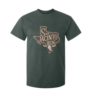 Battle of San Jacinto 1836 Texas History Independence Day T Shirt For Kid TS11 Dark Forest Green Print Your Wear