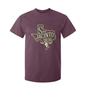 Battle of San Jacinto 1836 Texas History Independence Day T Shirt For Kid TS11 Maroon Print Your Wear
