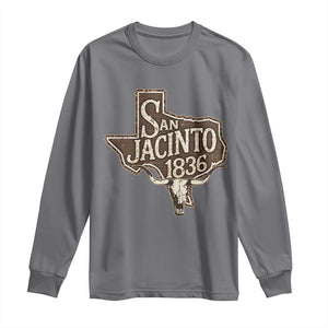 Battle of San Jacinto 1836 Texas History Independence Day Long Sleeve Shirt TS11 Charcoal Print Your Wear