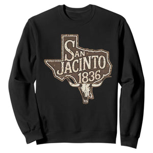 Battle of San Jacinto 1836 Texas History Independence Day Sweatshirt TS11 Black Print Your Wear