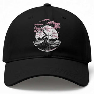 Washington DC Cherry Blossoms Monuments Memorials Japanese Style Baseball Cap TS11 Print Your Wear