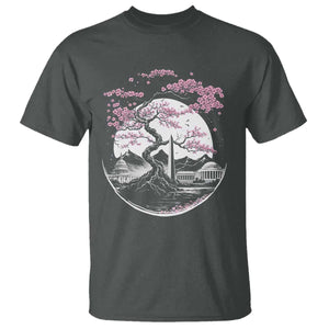 Washington DC Cherry Blossoms Monuments Memorials Japanese Style T Shirt TS11 Dark Heather Print Your Wear