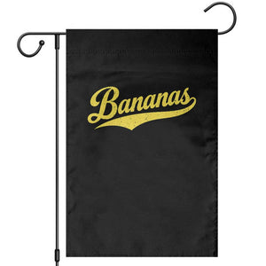 Bananas Retro Throwback Baseball Sport Lover Garden Flag TS11 Black Print Your Wear