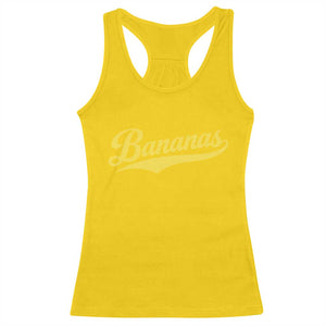 Bananas Retro Throwback Baseball Sport Lover Racerback Tank Top TS11 Daisy Print Your Wear