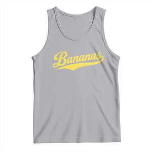Bananas Retro Throwback Baseball Sport Lover Tank Top TS11 Athletic Heather Print Your Wear