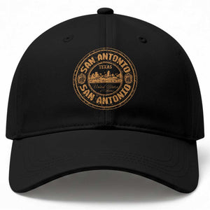 San Antonio Texas TX Vintage Souvenir Texan Pride Baseball Cap TS11 Print Your Wear