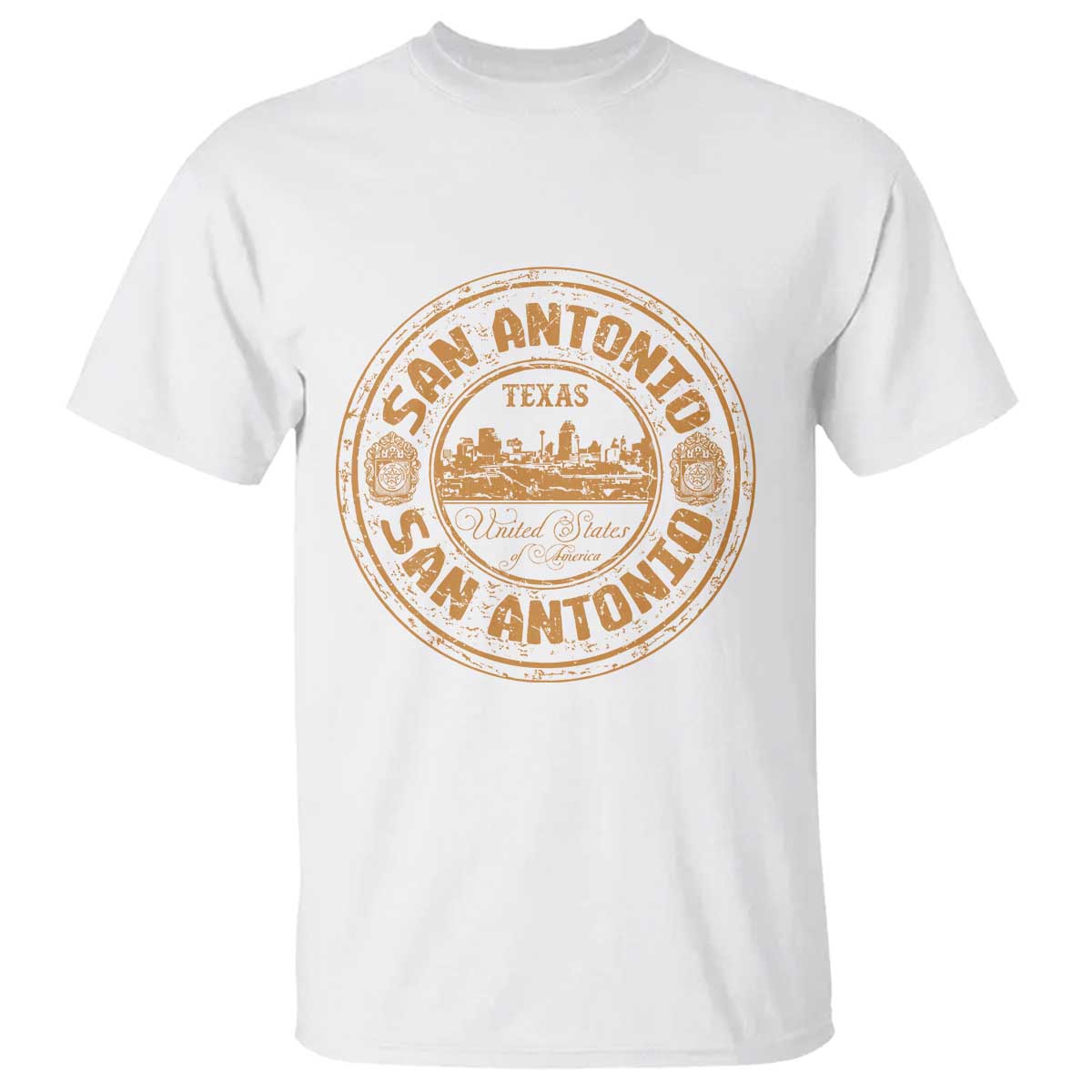 San Antonio Texas TX Vintage Souvenir Texan Pride T Shirt TS11 White Print Your Wear