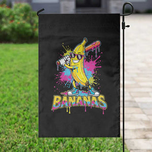 Funny Bananas Baseball Drip Ice Cream Sports Splatter Garden Flag TS11 Print Your Wear