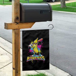 Funny Bananas Baseball Drip Ice Cream Sports Splatter Garden Flag TS11 Print Your Wear