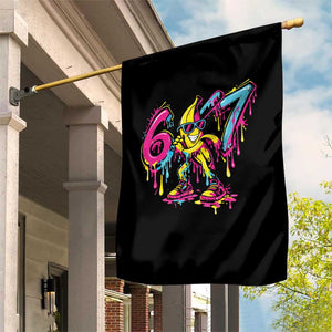 Funny 67 Banana Baseball Drip Ice Cream Six Seven Meme Garden Flag TS11 Print Your Wear