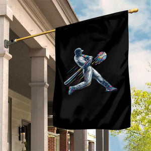 Ice Cream Baseball Player Dripping Game Day Garden Flag TS11 Print Your Wear