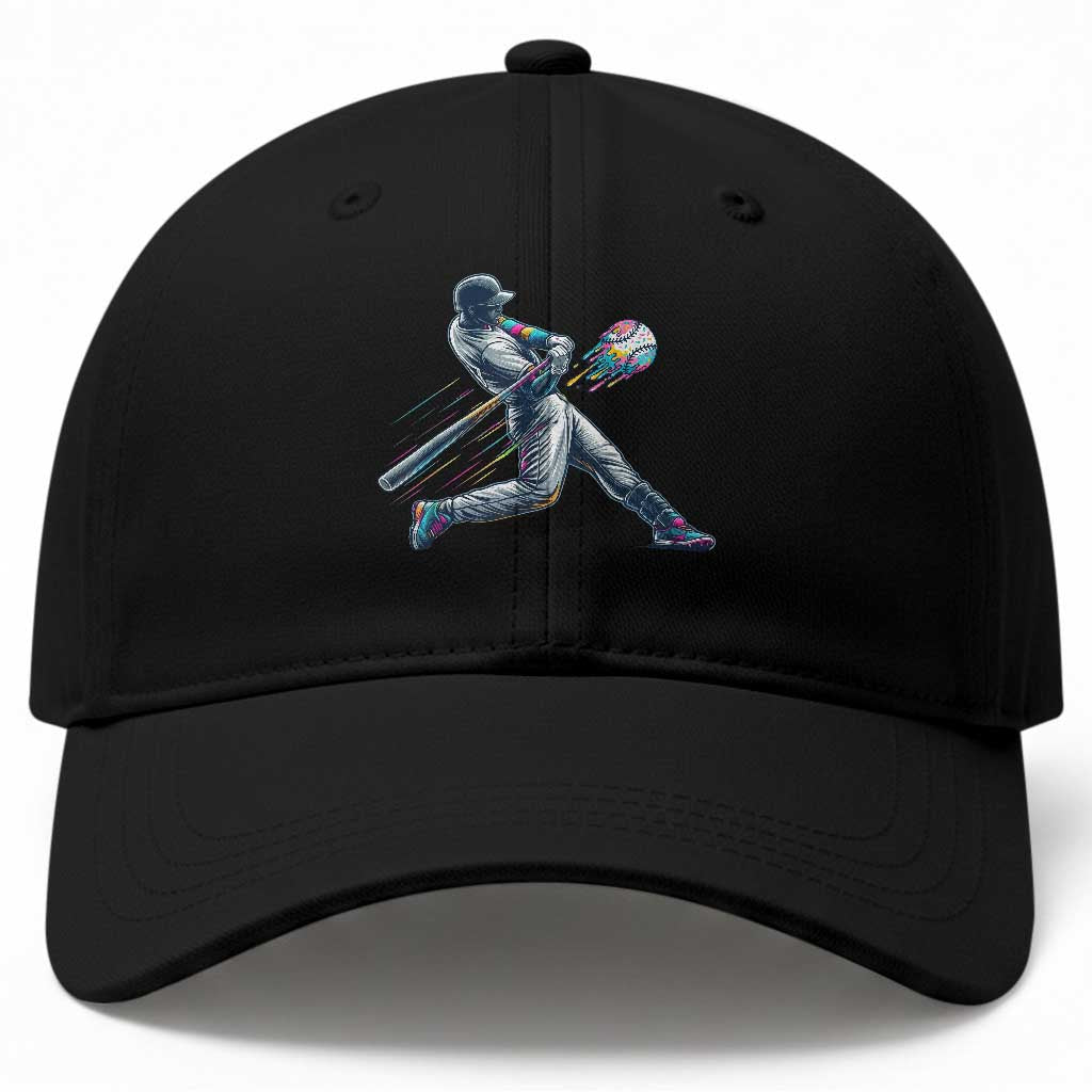 Ice Cream Baseball Player Dripping Game Day Baseball Cap TS11 Print Your Wear