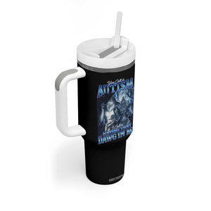 You Call It Autism I Call It Having That Dawg In Me Tumbler With Handle Funny Cringe Alpha Wolf TS11 Print Your Wear