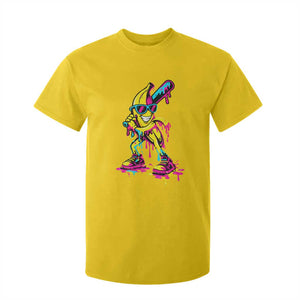 Funny Banana Baseball Drip Ice Cream Splatter T Shirt For Kid TS11 Daisy Print Your Wear