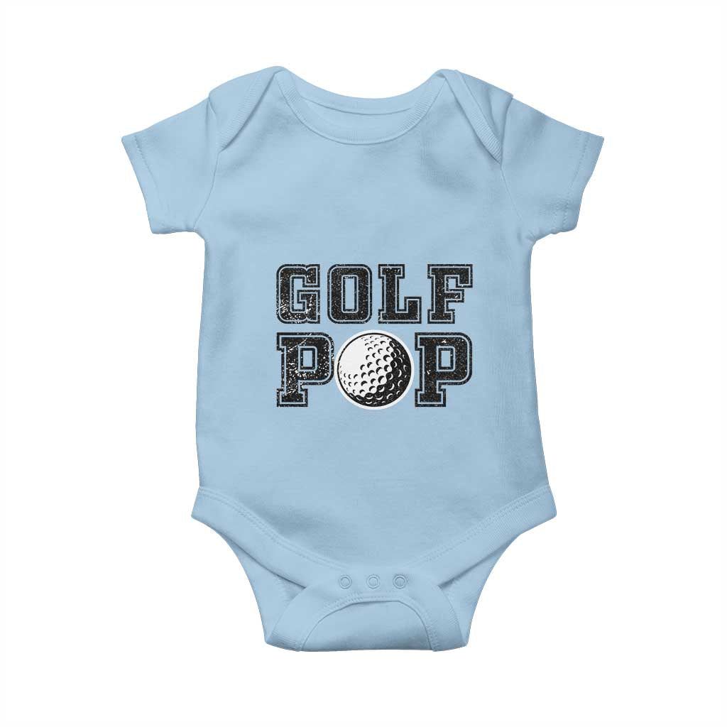 Golf Dad Baby Onesie Golf Pop Master Father's Day TS11 Light Blue Print Your Wear