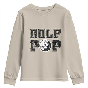 Golf Dad Youth Sweatshirt Golf Pop Master Father's Day TS11 Sand Print Your Wear