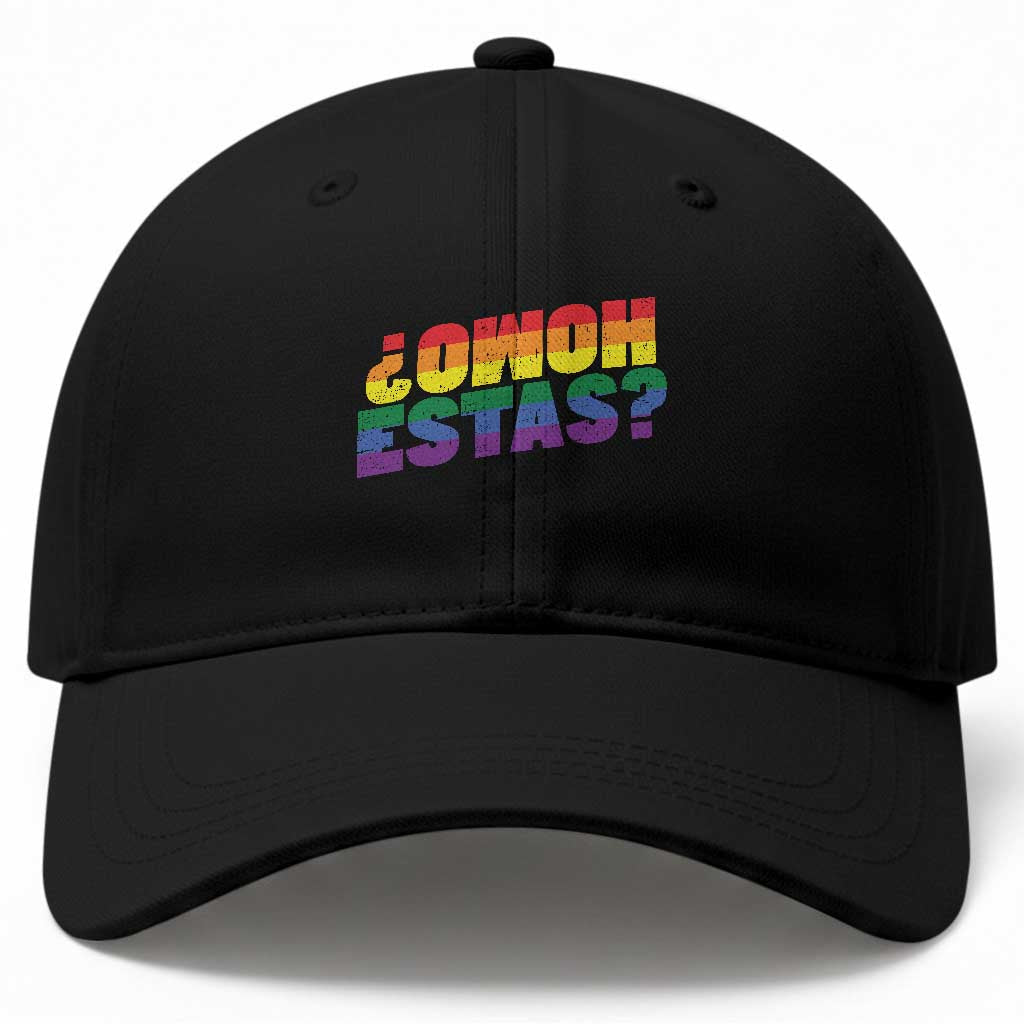Funny Spanish Mexican Homo Estas Baseball Cap Gay Pride Ally LGBTQ Month TS11 Print Your Wear