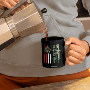 Funny Chinga La Migra Coffee Mug Gun Vintage Mexican Flag TS11 Print Your Wear