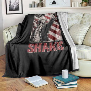 Shake And Bake George Washington 4th of July Couple Matching Throw Blanket TS11 Print Your Wear