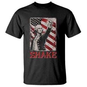 Shake And Bake George Washington 4th of July Couple Matching T Shirt TS11 Black Print Your Wear