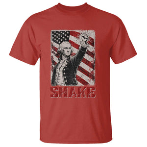 Shake And Bake George Washington 4th of July Couple Matching T Shirt TS11 Red Print Your Wear