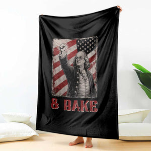 Shake And Bake Benjamin Franklin 4th of July Couple Matching Throw Blanket TS11 Print Your Wear