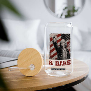 Shake And Bake Benjamin Franklin 4th of July Couple Matching Glass Can TS11 Print Your Wear
