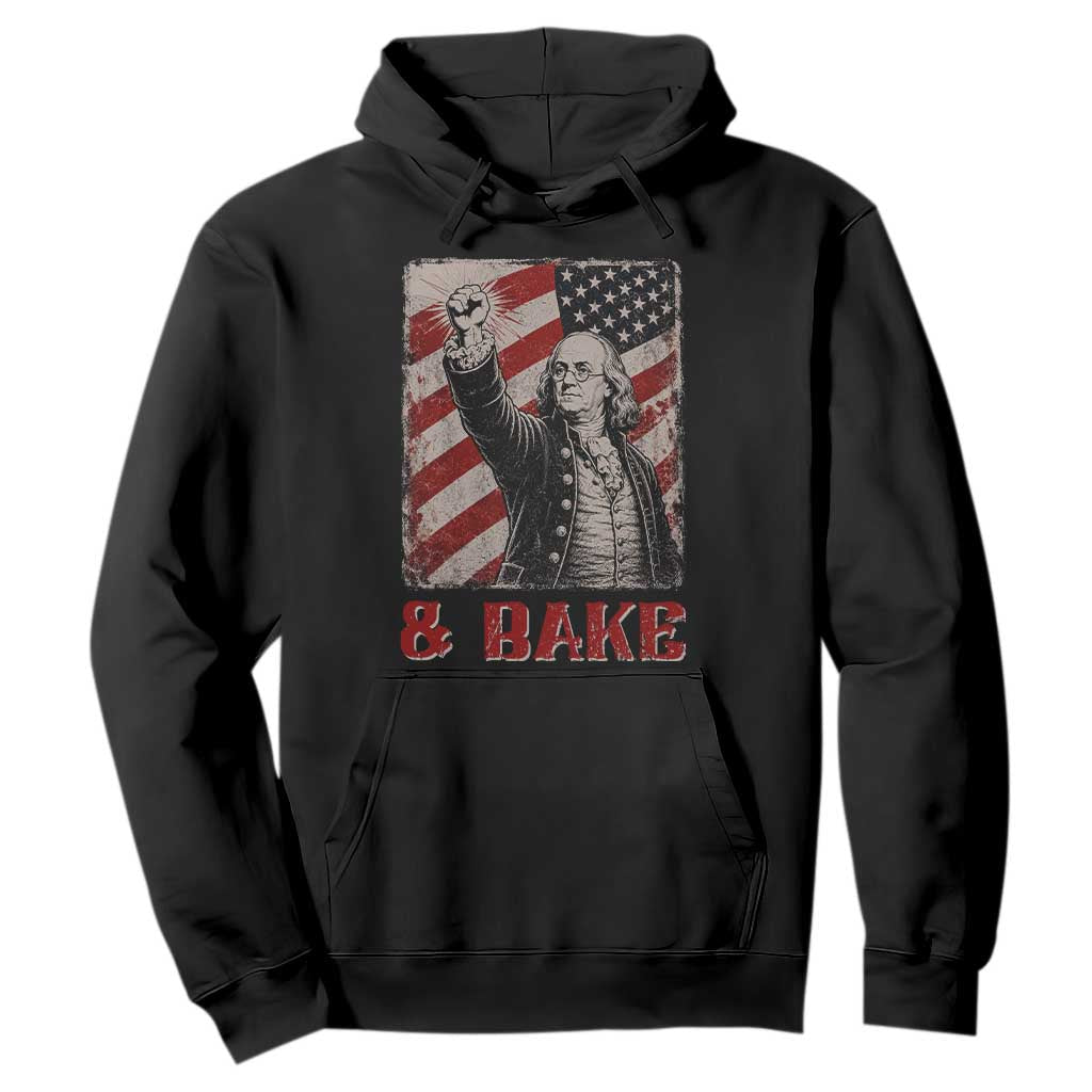 Shake And Bake Benjamin Franklin 4th of July Couple Matching Hoodie TS11 Black Print Your Wear