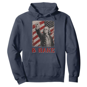 Shake And Bake Benjamin Franklin 4th of July Couple Matching Hoodie TS11 Navy Print Your Wear