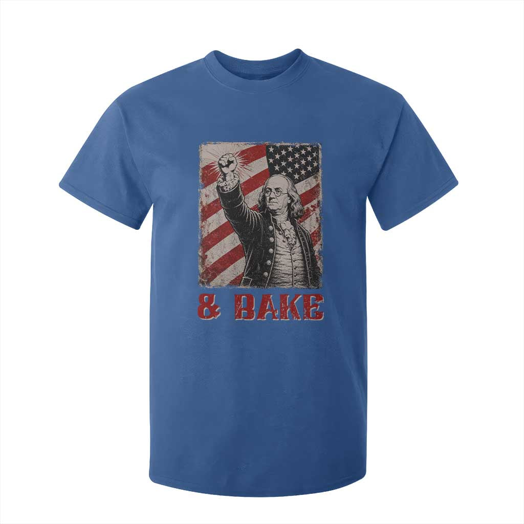 Shake And Bake Benjamin Franklin 4th of July Couple Matching T Shirt For Kid TS11 Royal Blue Print Your Wear