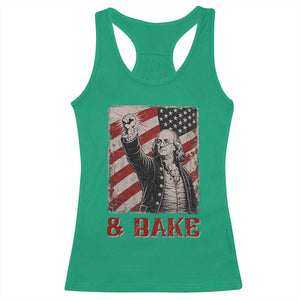 Shake And Bake Benjamin Franklin 4th of July Couple Matching Racerback Tank Top TS11 Irish Green Print Your Wear