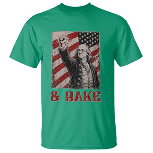 Shake And Bake Benjamin Franklin 4th of July Couple Matching T Shirt TS11 Irish Green Print Your Wear