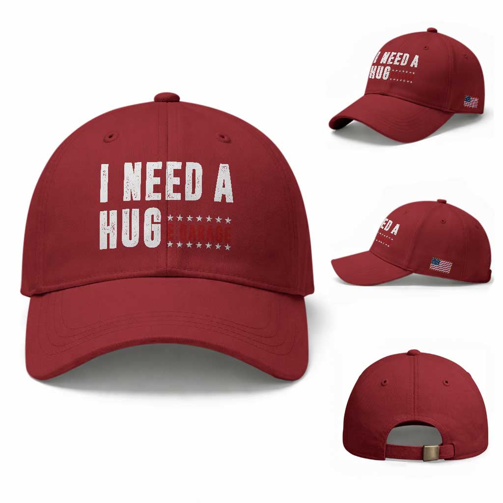 I Need A Huge Garage Funny Mechanic Baseball Cap Car Enthusiast TS11 Baseball Cap Universal Fit Cherry Red Print Your Wear