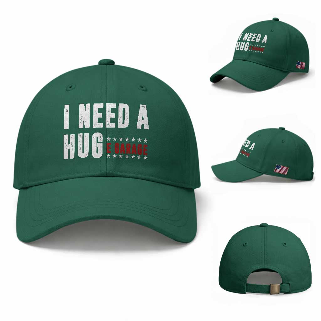 I Need A Huge Garage Funny Mechanic Baseball Cap Car Enthusiast TS11 Baseball Cap Universal Fit Irish Green Print Your Wear