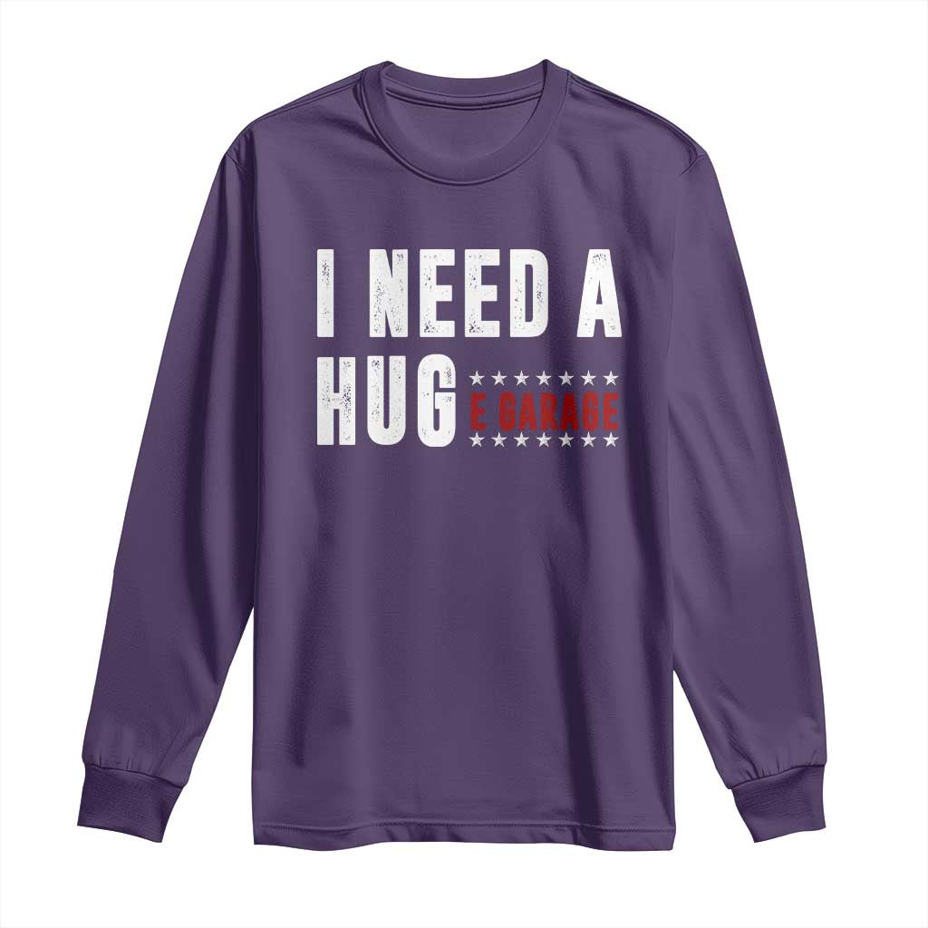 I Need A Huge Garage Funny Mechanic Long Sleeve Shirt Car Enthusiast TS11 Purple Print Your Wear