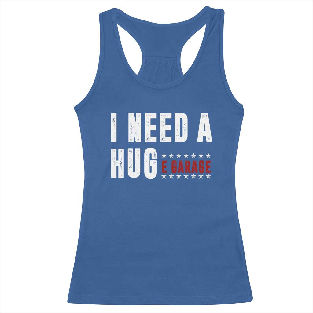 I Need A Huge Garage Funny Mechanic Racerback Tank Top Car Enthusiast TS11 Royal Blue Print Your Wear