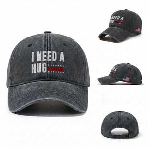 I Need A Huge Garage Funny Mechanic Washed Cotton Baseball Cap Car Enthusiast TS11 Washed Cap Universal Fit Dark Gray Print Your Wear