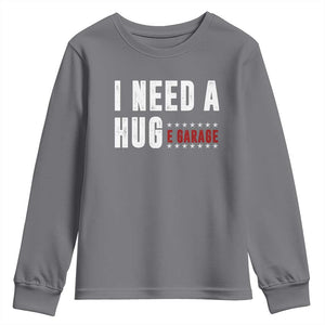 I Need A Huge Garage Funny Mechanic Youth Sweatshirt Car Enthusiast TS11 Charcoal Print Your Wear
