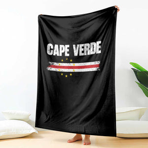 Cape Verde Pride Vintage Cape Verdean Flag 10 Stars Throw Blanket TS11 Print Your Wear