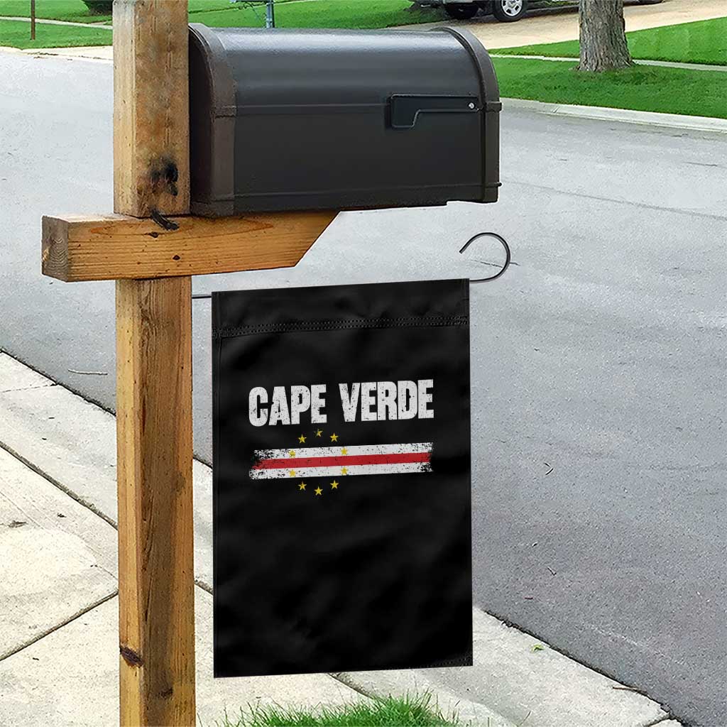 Cape Verde Pride Vintage Cape Verdean Flag 10 Stars Garden Flag TS11 Print Your Wear
