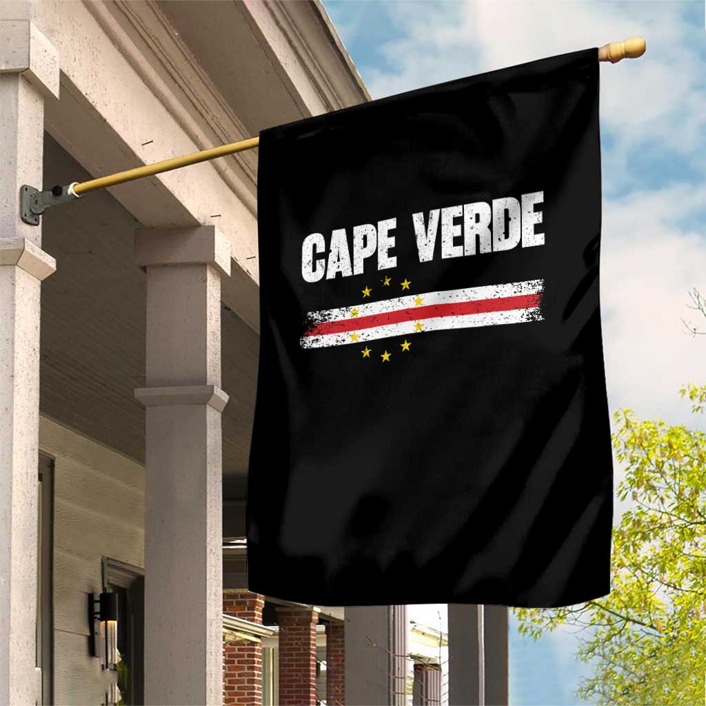 Cape Verde Pride Vintage Cape Verdean Flag 10 Stars Garden Flag TS11 Print Your Wear