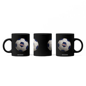 Cabo Verde Football Vintage Soccer Ball Graphic Coffee Mug TS11 Print Your Wear