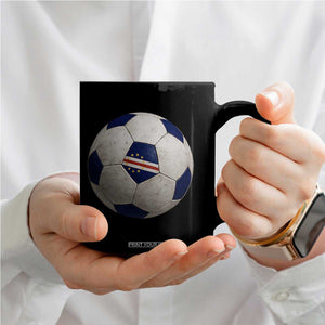 Cabo Verde Football Vintage Soccer Ball Graphic Coffee Mug TS11 Print Your Wear