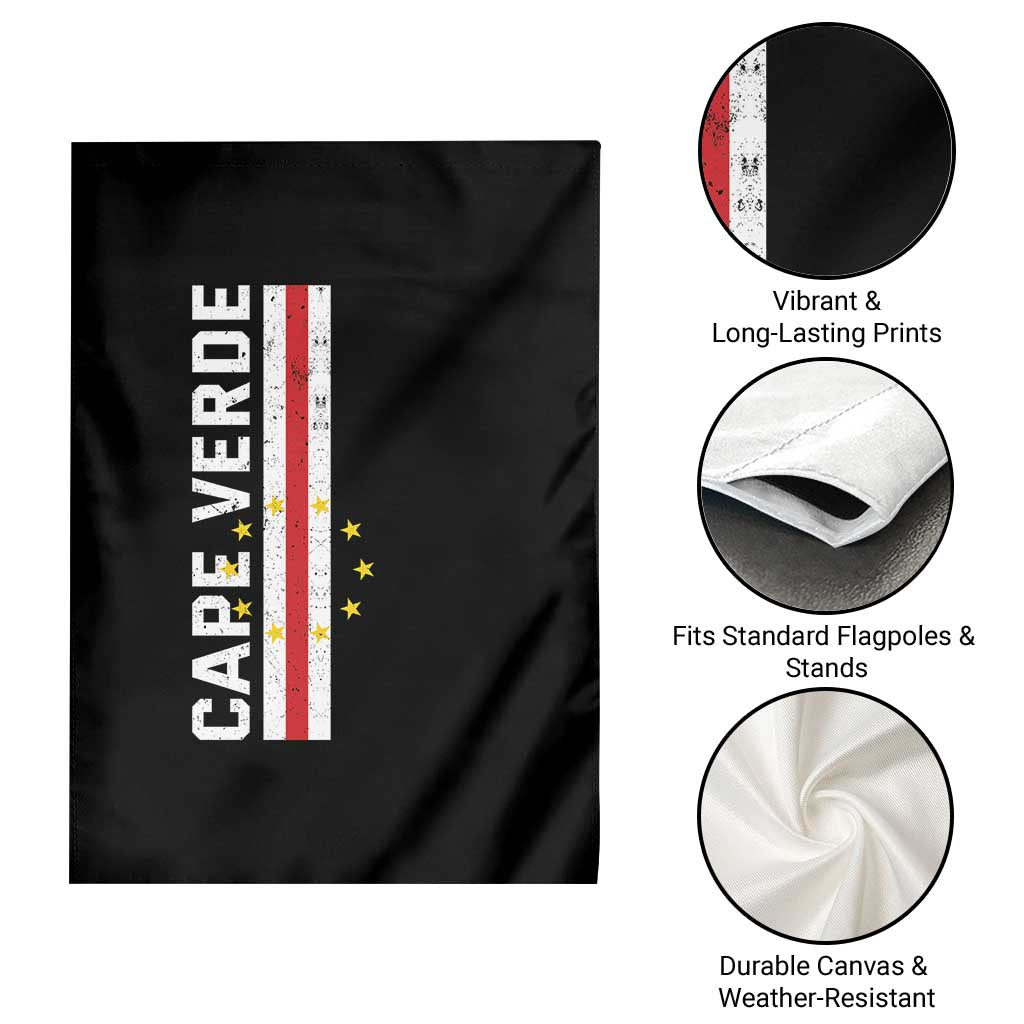 Cabo Verde Pride Vintage Jersey Cape Verdean Flag Garden Flag TS11 Print Your Wear